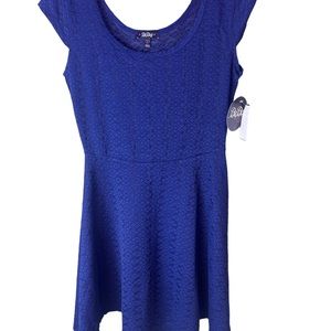 NWT Bebop minidress blue Sz Small